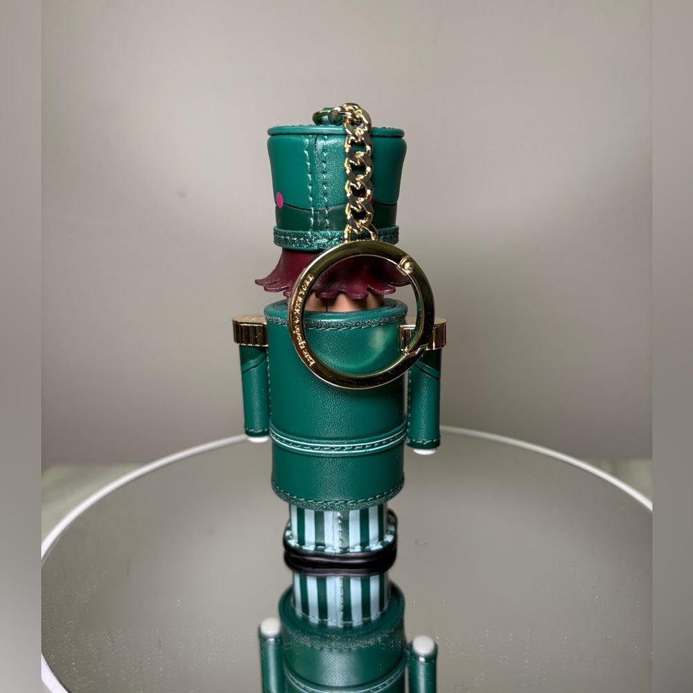 Kate Spade Oh What Fun 3D Nutcracker Keyholder Fob Bag Charm EUC - Picture 3 of 5
